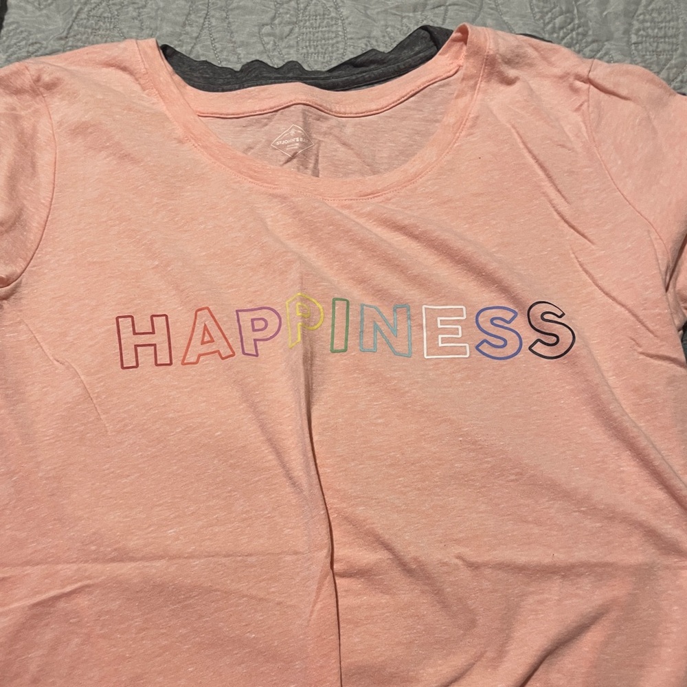 St. John’s Bay Happiness tee and tank.